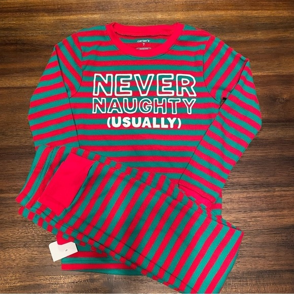 NWOT Carter’s Christmas 2 Pieces Pajamas - Picture 2 of 4